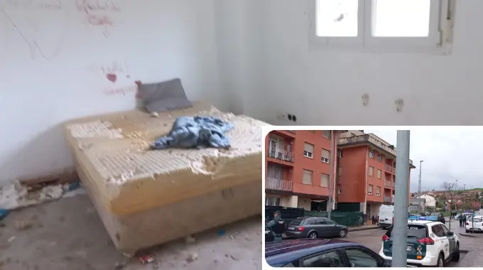El edificio se encuentra en unas condiciones que impiden ser habitado. / alerta