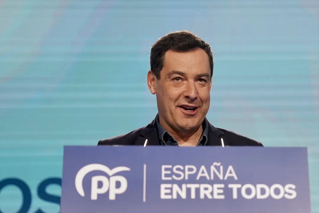 El presidente de la Junta de Andaluc&iacute;a, Juanma Moreno. E.P. / Eduardo Briones