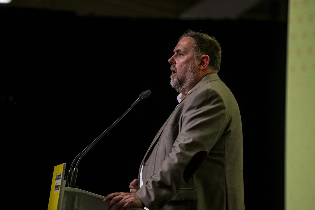El presidente de ERC, Oriol Junqueras. E.P. / Marc Trilla