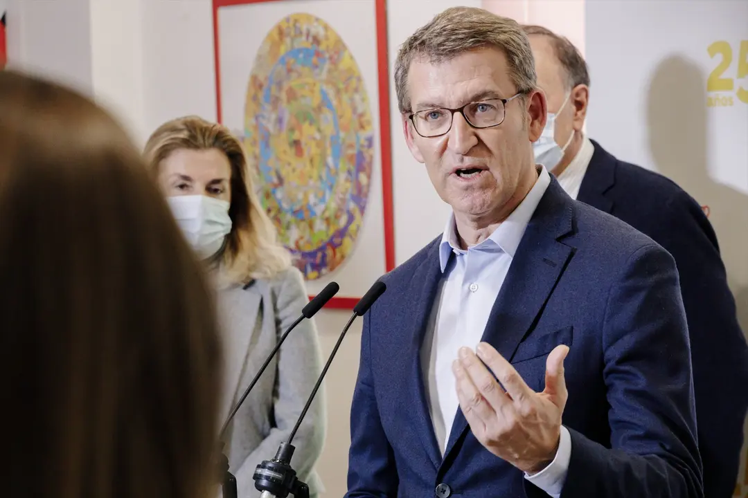 El presidente del Partido Popular, Alberto N&uacute;&ntilde;ez Feij&oacute;o. E.P. / Carlos Luj&aacute;n