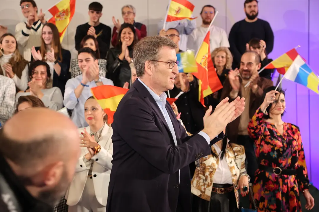 El presidente del Partido Popular, Alberto N&uacute;&ntilde;ez Feij&oacute;o. E.P / Mauricio del Pozo