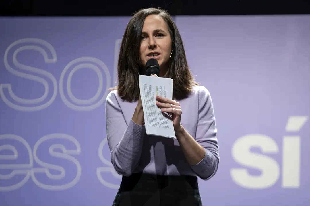 La secretaria general de Podemos y ministra de Derechos Sociales y Agenda 2030, Ione Belarra. E.P. / A. P&eacute;rez Meca