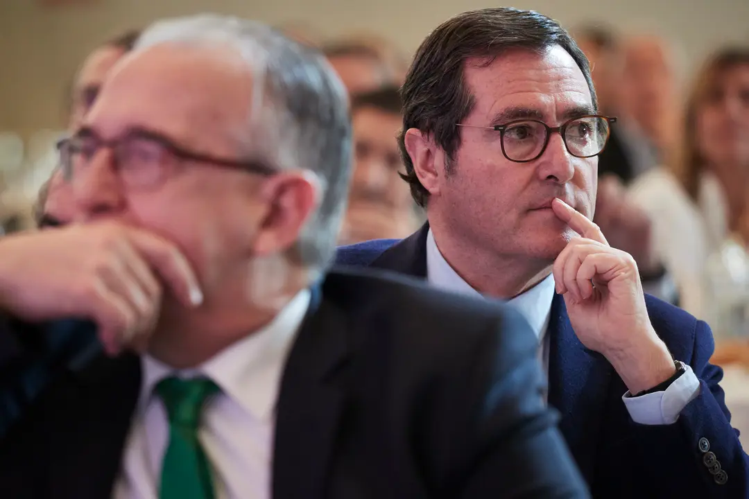 El presidente de la CEOE, Antonio Garamendi. / Alerta