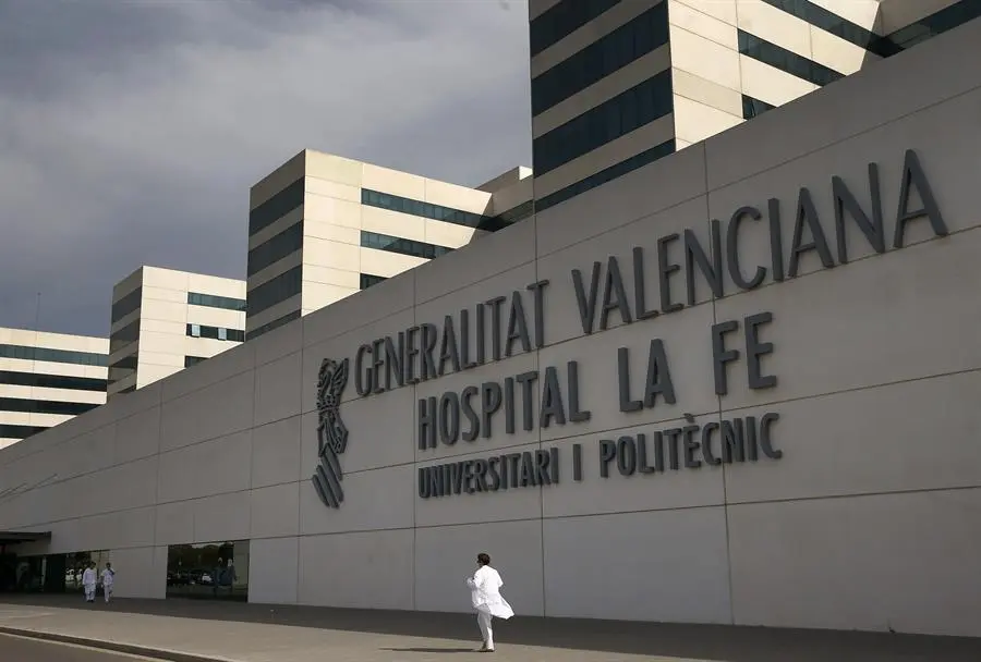 La fachada del hospital La Fe en Valencia. EFE / Kai F&ouml;rsterling