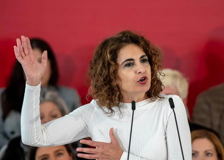La vicesecretaria general del PSOE, Mar&iacute;a Jes&uacute;s Montero. EFE / Jos&eacute; Manuel Pedrosa