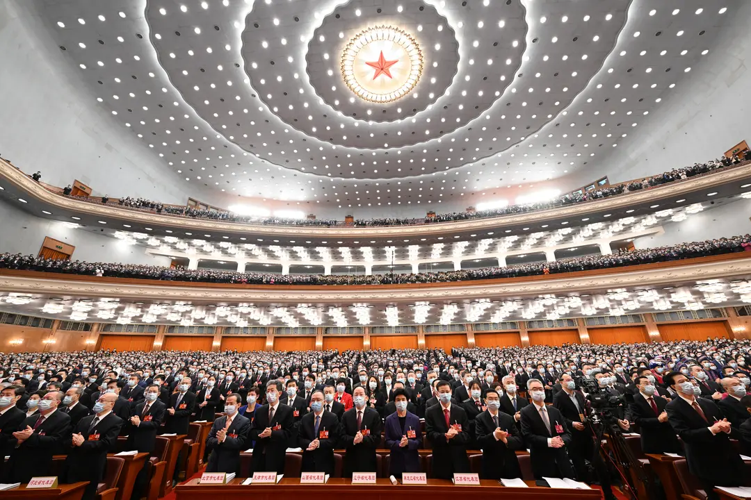 Sesi&oacute;n de apertura de la Asamblea Nacional Popular (ANP, Legislativo), la principal conferencia pol&iacute;tica anual en China. / Rao Aimin.