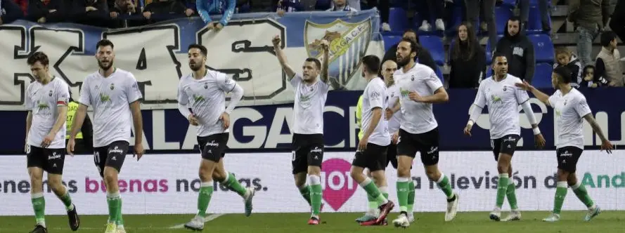 &Iacute;&ntilde;igo Vicente celebra el tanto de la victoria ante el M&aacute;laga. / LaLiga
