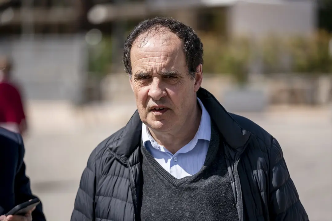 El hijo del socialista Fernando M&uacute;gica, asesinado por ETA, Jos&eacute; Mar&iacute;a M&uacute;gica, a su llegada al acto &lsquo;Encuentro de Socialistas, Recuerdo a Socialistas. EP / A. P&eacute;rez Meca
