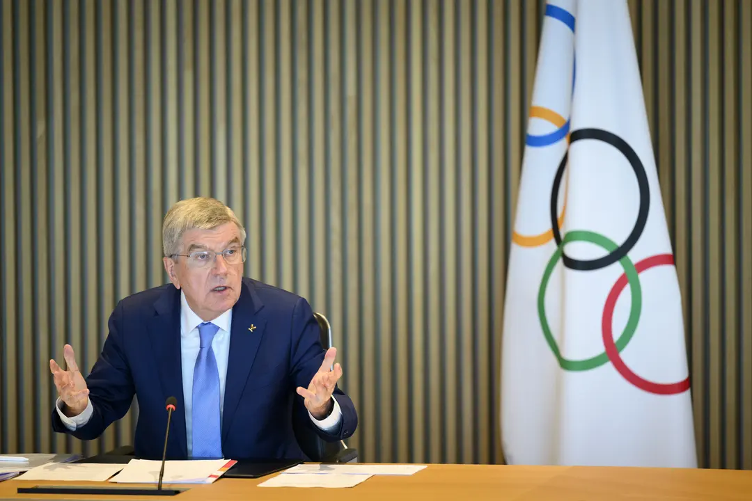 El presidente del COI, Thomas Bach. / LAURENT GILLIERON