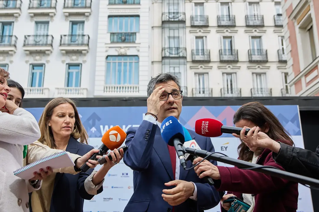 El ministro de la Presidencia, Relaciones con las Cortes y Memoria Democr&aacute;tica, F&eacute;lix Bola&ntilde;os. EP / Jes&uacute;s Hell&iacute;n