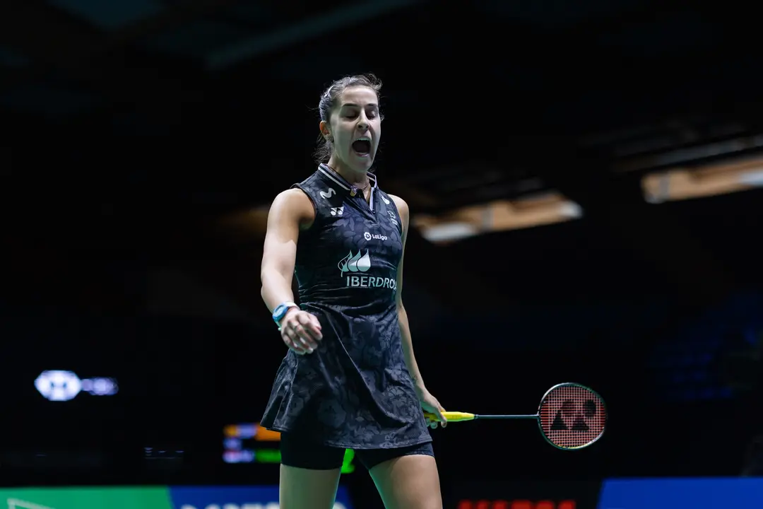 La espa&ntilde;ola Carolina Mar&iacute;n. /  B&Aacute;DMINTON ESPA&Ntilde;A