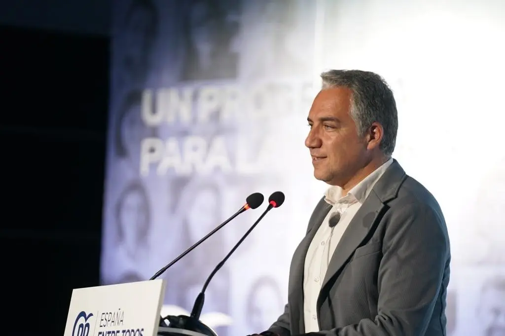 El coordinador general del PP, El&iacute;as Bendodo, en M&aacute;laga.EP
