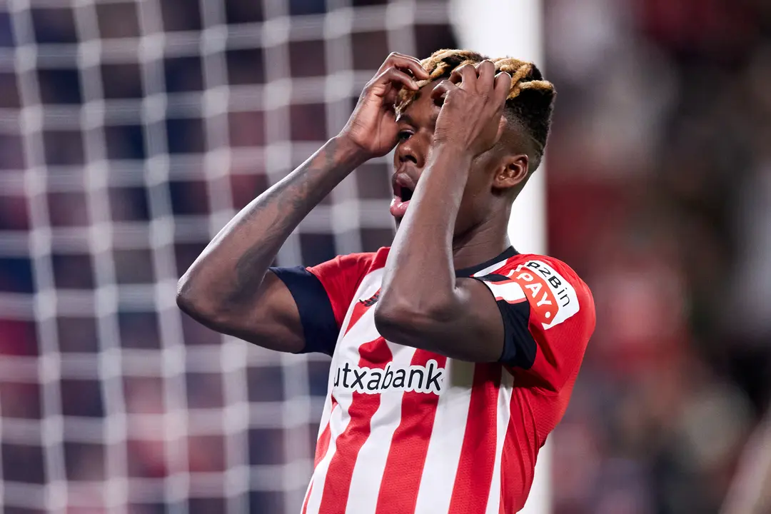 El jugador del Athletic Nico Williams. / Ricardo Larreina