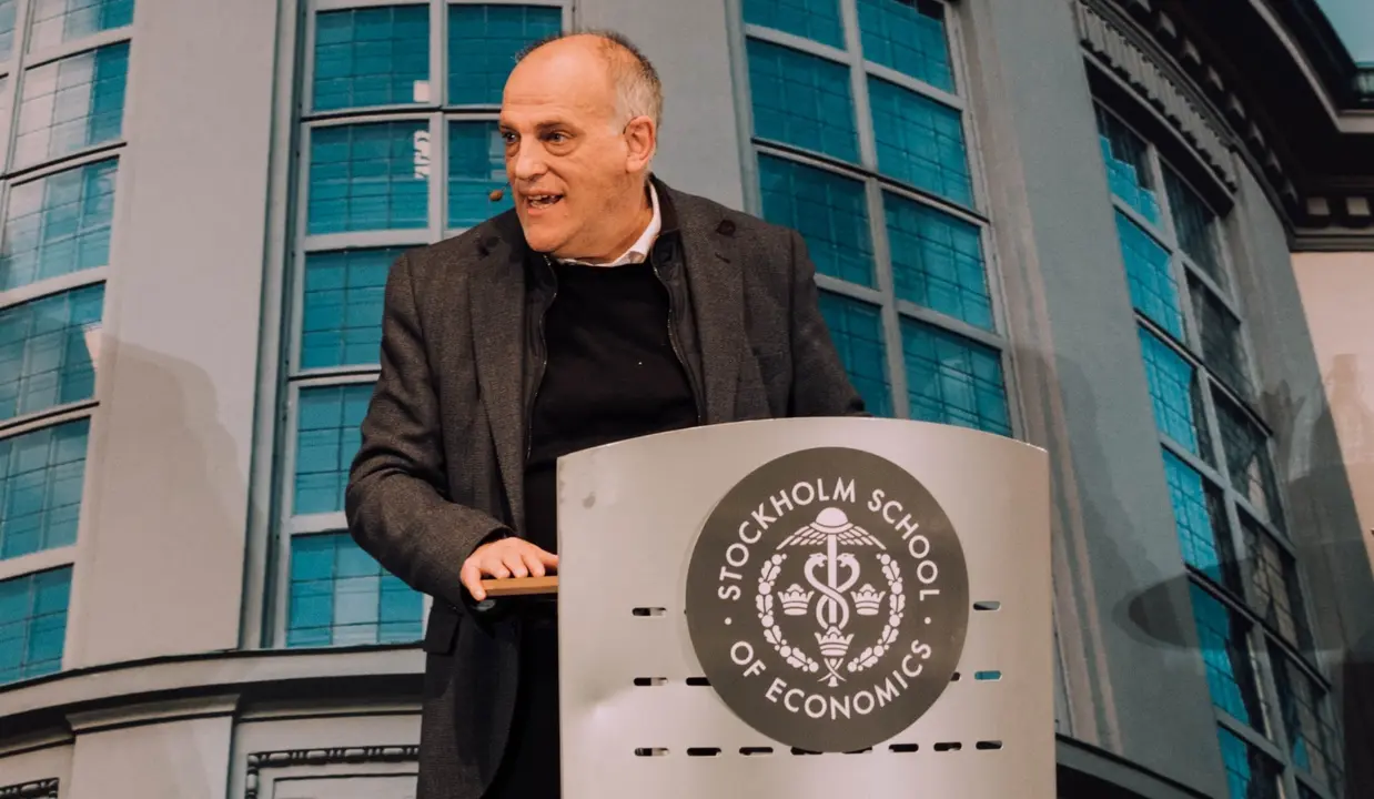 El presidente de LaLiga, Javier Tebas. / HANDELS_SSE