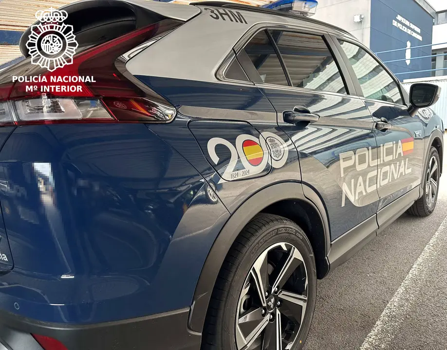Veh&iacute;culo de la Polic&iacute;a Nacional. / CNP
