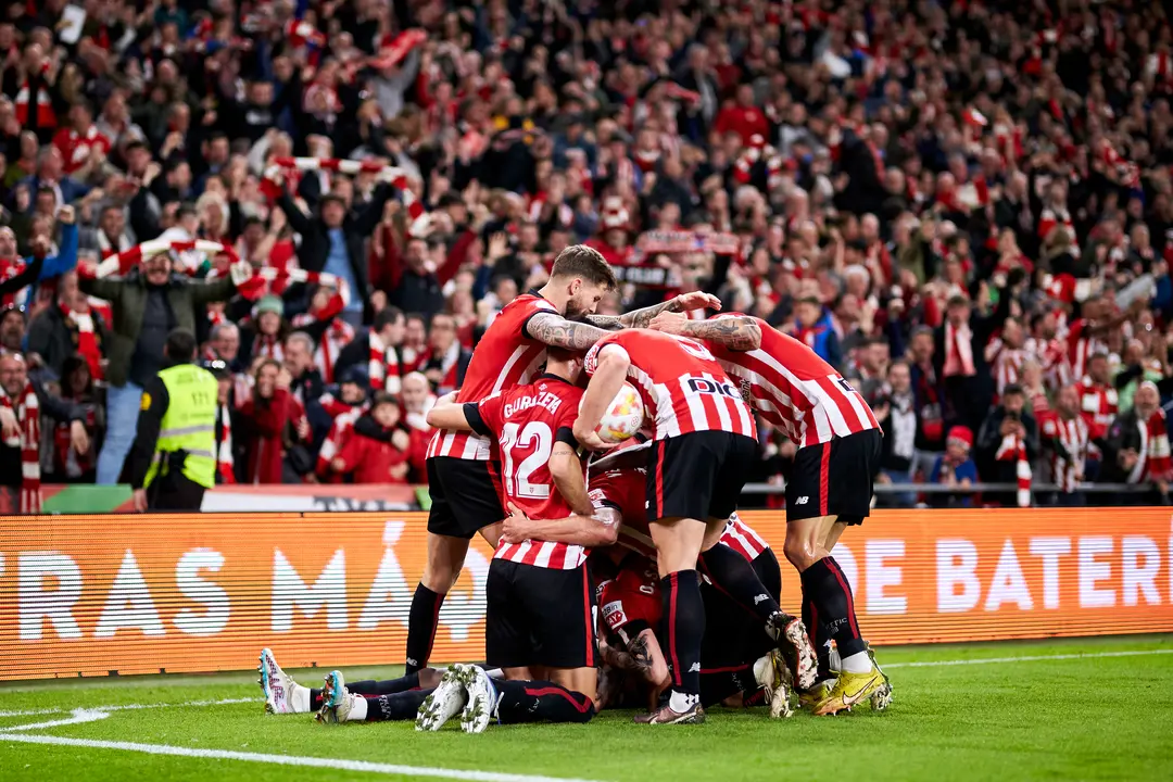 Jugadores del Athletic. / Ricardo Larreina