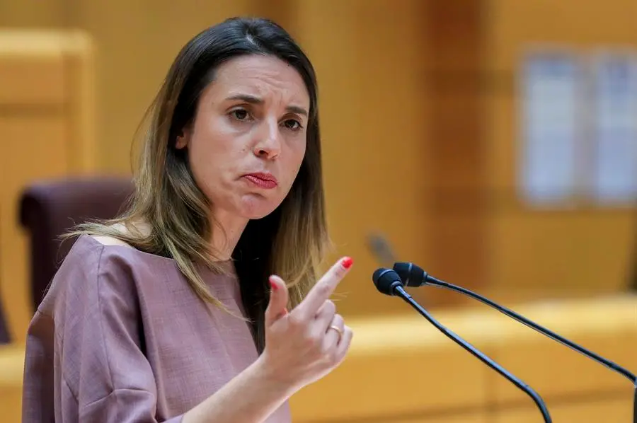 La ministra de Igualdad, Irene Montero. / ALERTA
