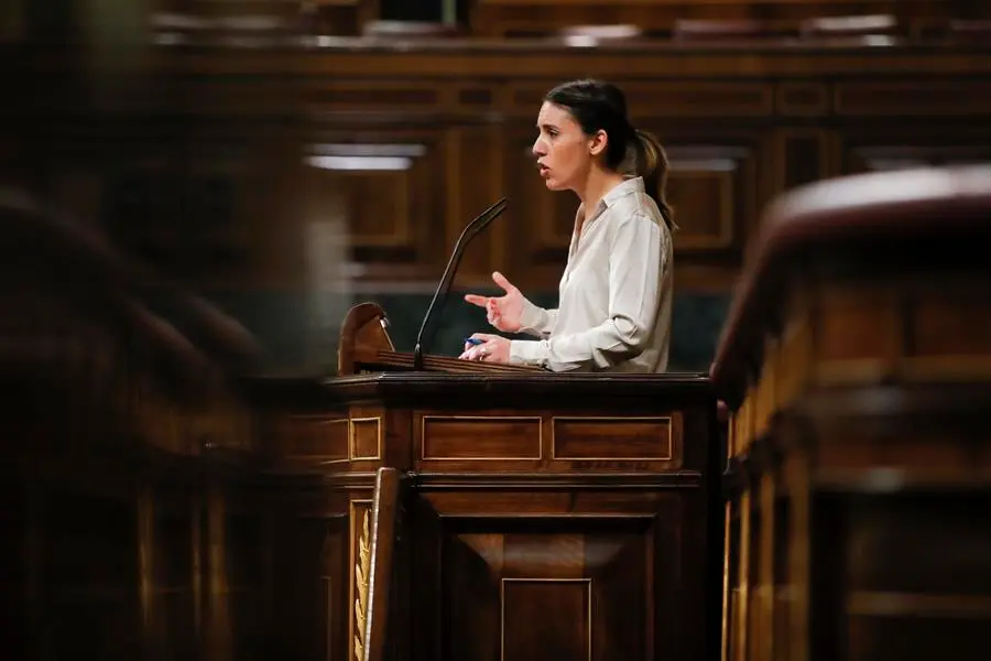La ministra de Igualdad, Irene Montero, en una imagen de archivo. EFE/ Juan Carlos Hidalgo