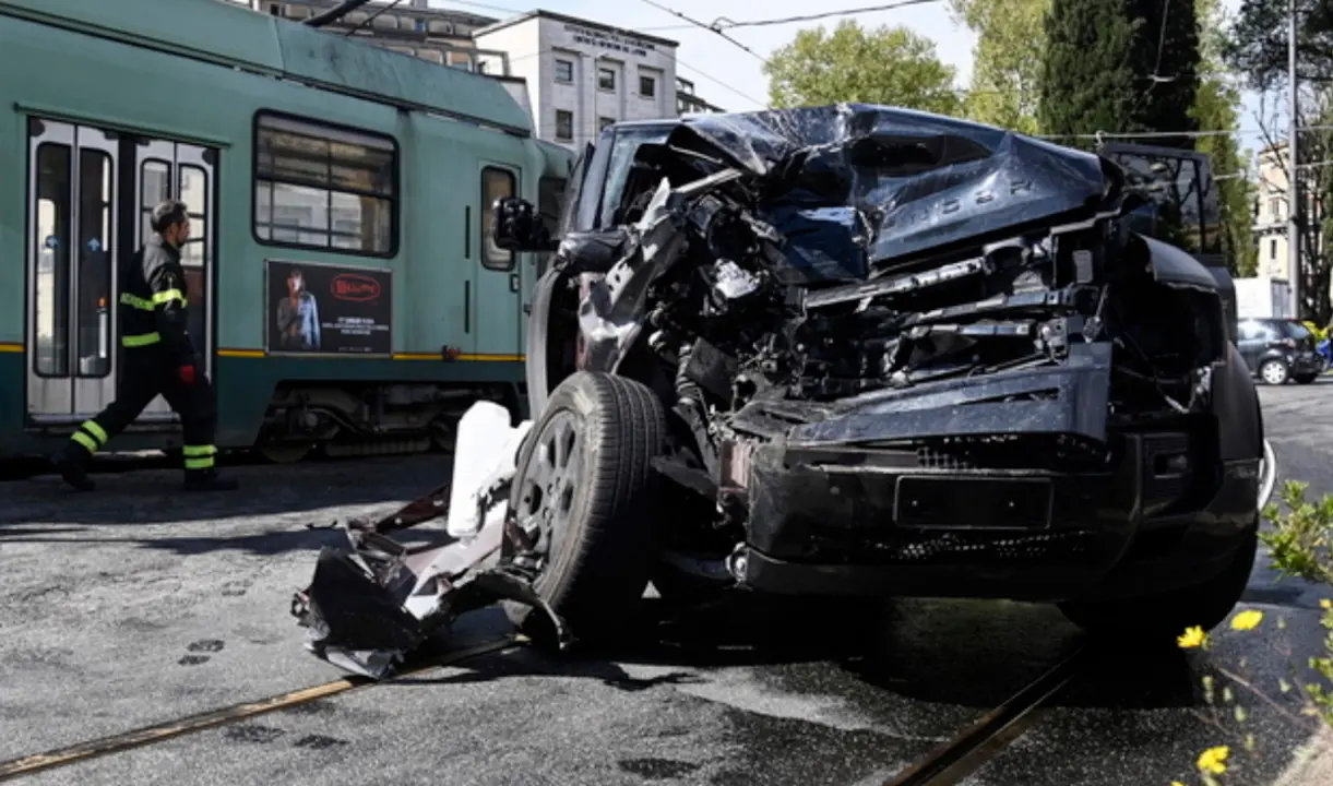 Accidente de Ciro Immobile. / EFE