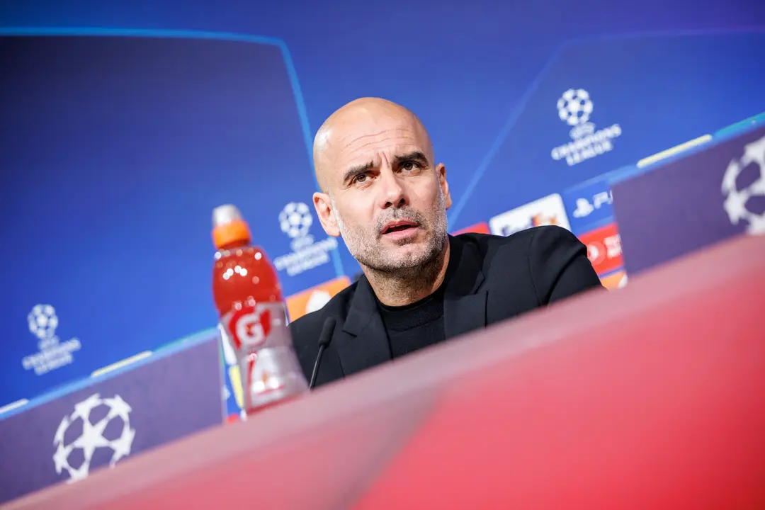 El entrenador del Manchester City, Pep Guardiola. / Matthias Balk