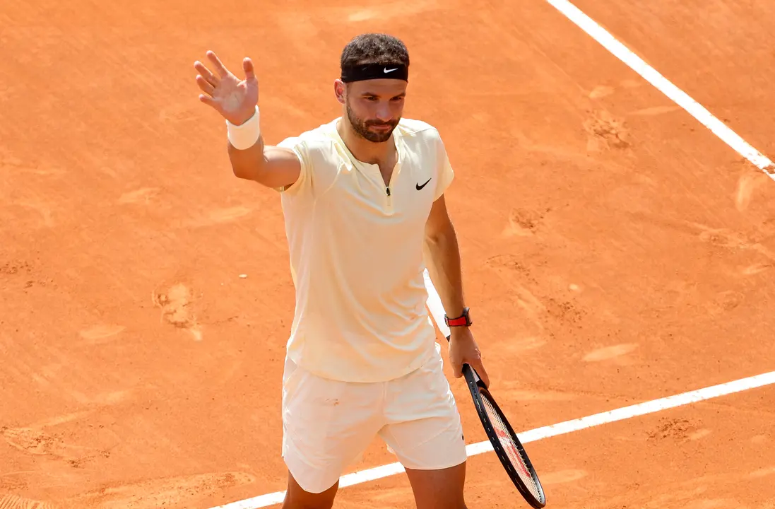 El tenista Grigor Dimitrov, que se enfrentar&aacute; a Carlos Alcaraz. / Jean Catuffe