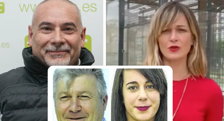 Alfredo Rodr&iacute;guez PRC, Ver&oacute;nica Samperio PSOE y los llamados tr&aacute;sfugas ex del PRC.