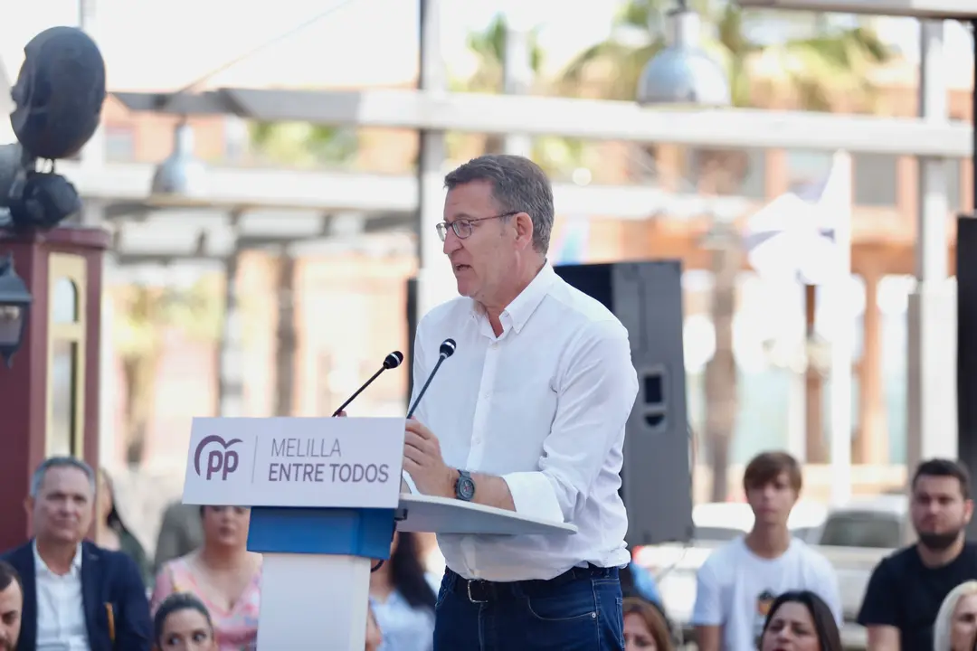 El presidente del Partido Popular, Alberto N&uacute;&ntilde;ez Feij&oacute;o. / Ilies Amar