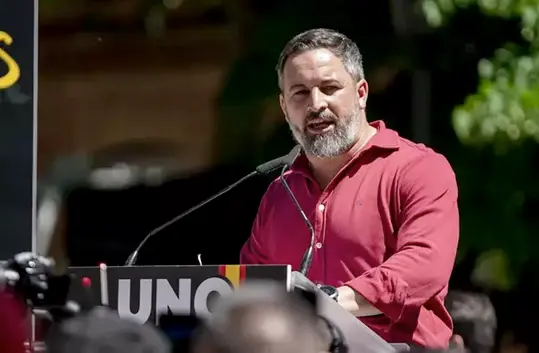 El l&iacute;der de Vox, Santiago Abascal. / A. P&eacute;rez Meca