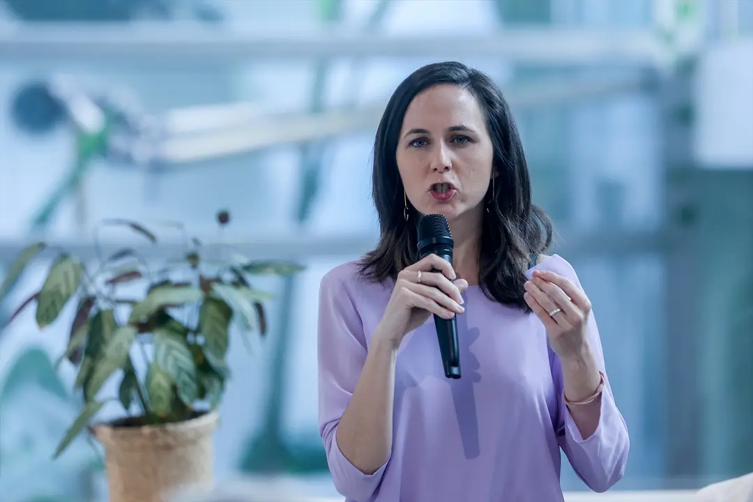La l&iacute;der de Podemos, Ione Belarra. EP / Ricardo Rubio