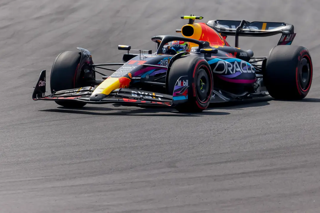 El piloto mexicano de F&oacute;rmula 1 Sergio P&eacute;rez del equipo Red Bull Racing. / CRISTOBAL HERRERA-ULASHKEVICH