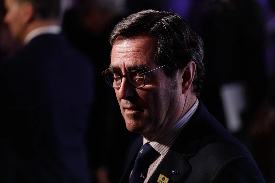 El presidente de la CEOE, Antonio Garamendi. EP / Carlos Luj&aacute;n