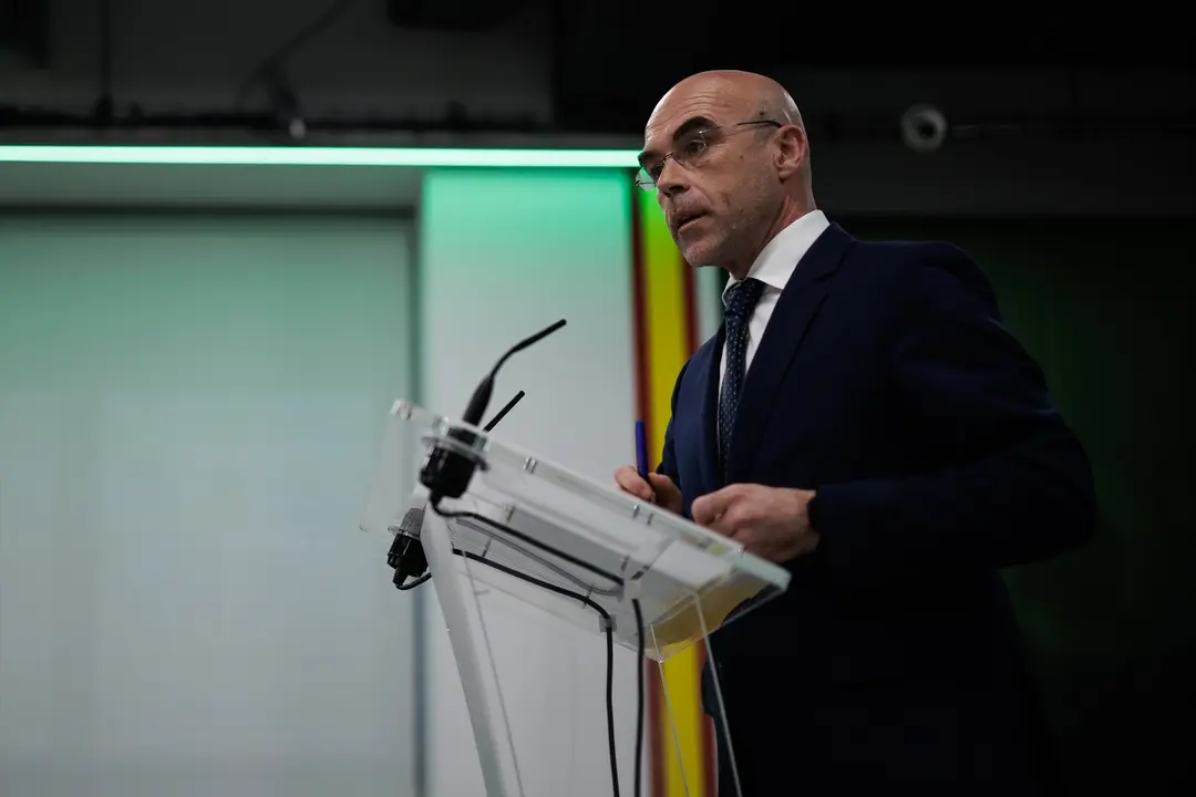 El portavoz del Comit&eacute; de Acci&oacute;n Pol&iacute;tica de Vox, Jorge Buxad&eacute;. EP / Alejandro Mart&iacute;nez V&eacute;lez
