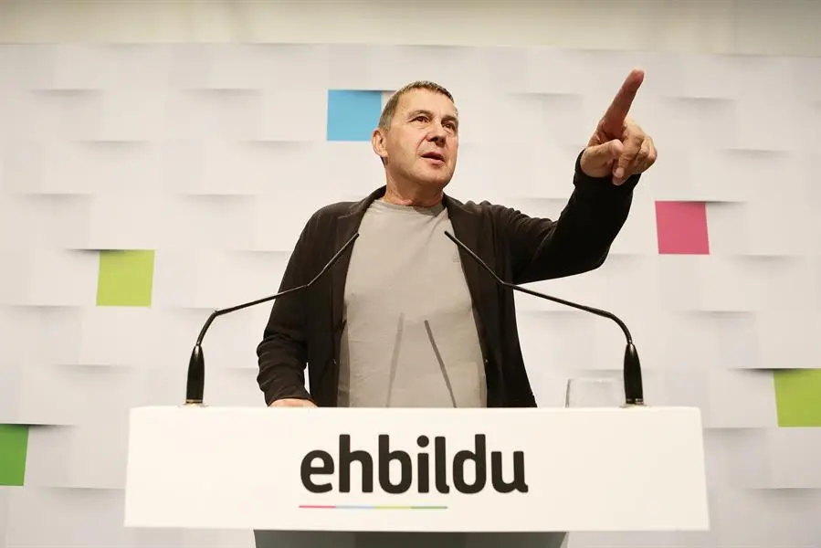 El coordinador general de EH Bildu, Arnaldo Otegi. EFE / Gorka Estrada