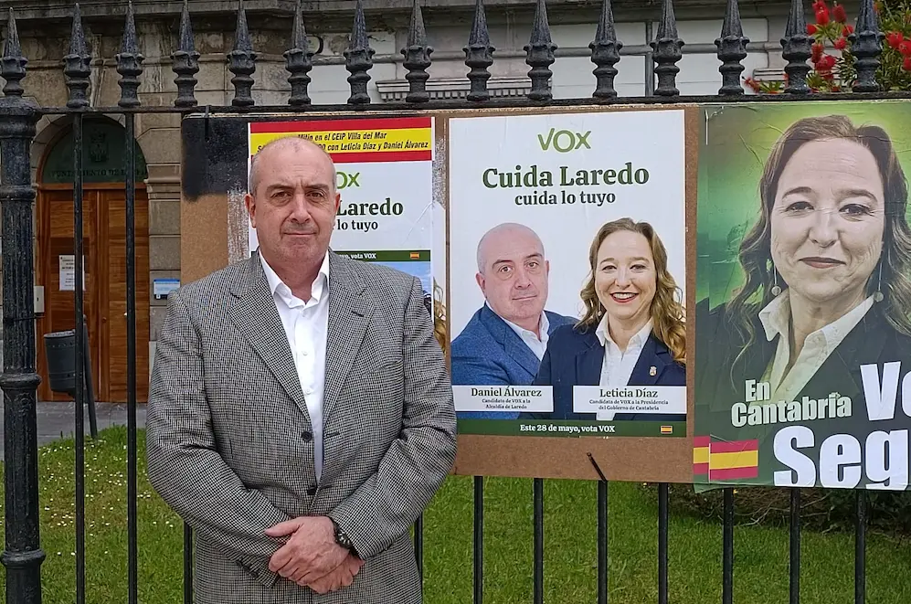 El candidato de Vox a la Alcald&iacute;a de Laredo, Daniel &Aacute;lvarez. / ALERTA