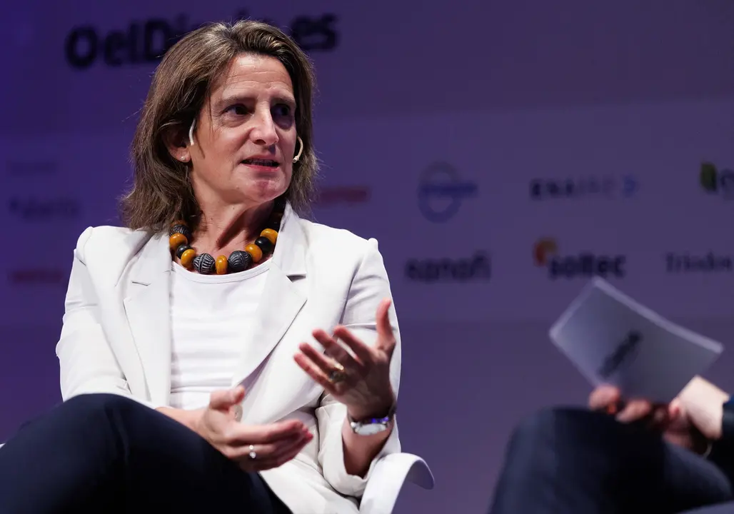 La vicepresidenta tercera del Gobierno y ministra para la Transici&oacute;n Ecol&oacute;gica y el Reto Demogr&aacute;fico, Teresa Ribera. EP / Eduardo Parra