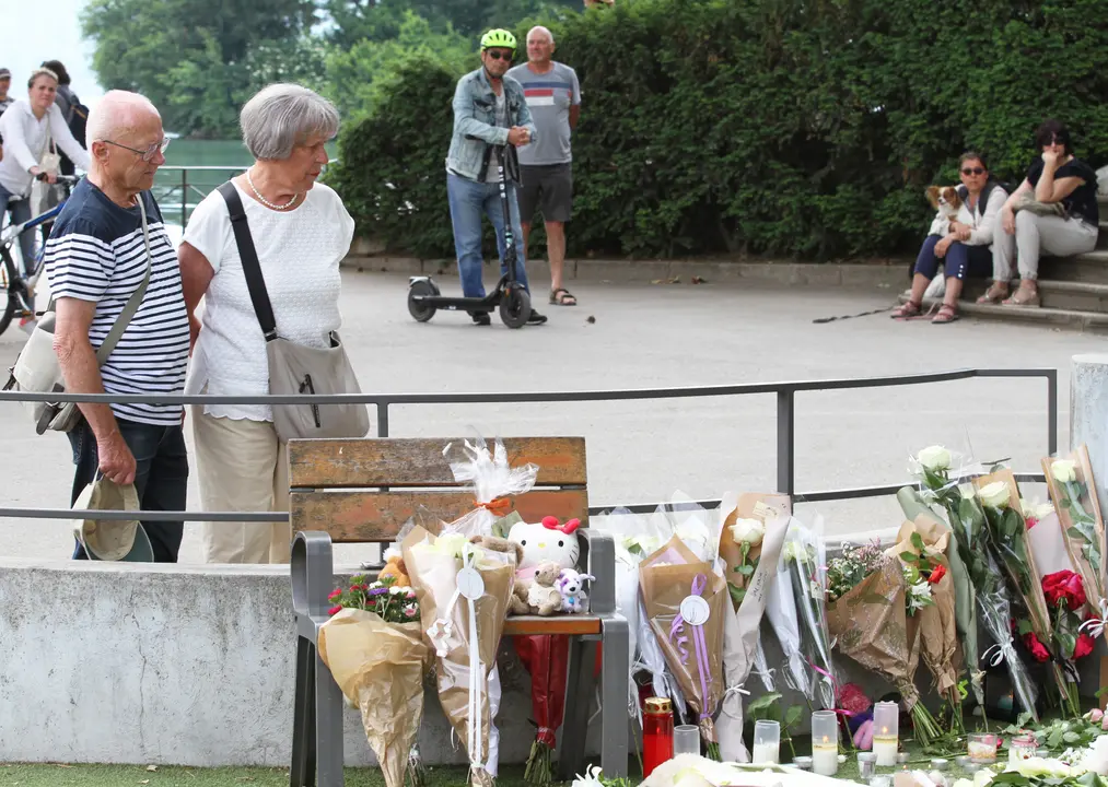 El parque donde ocurri&oacute; el ataque en Annecy. / GREGORY ROS