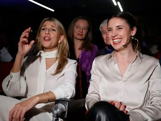 Yolanda D&iacute;az e Irene Montero. / EFE