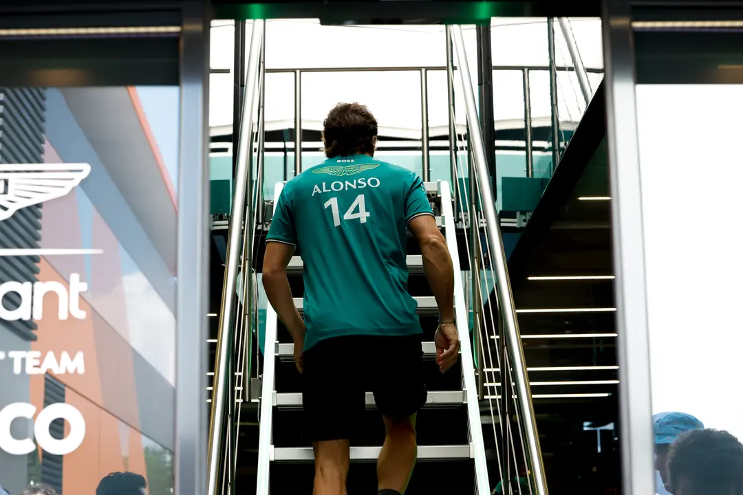 El piloto espa&ntilde;ol de F&oacute;rmula 1 Fernando Alonso (Aston Martin). /  Dppi