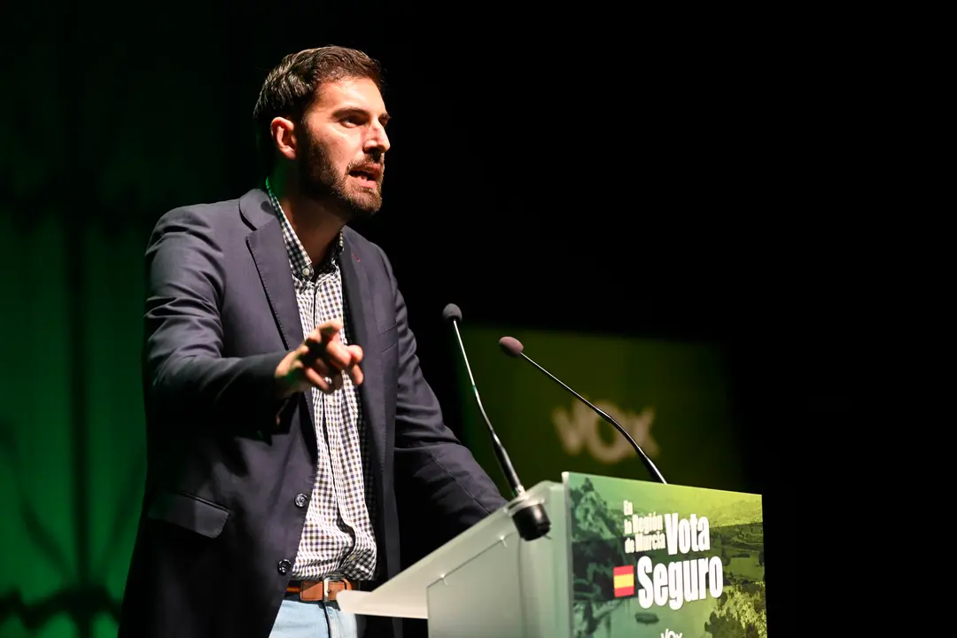 El candidato del partido a la Presidencia de la Regi&oacute;n de Murcia, Jos&eacute; &Aacute;ngel Antelo. / Mart&iacute;n C.