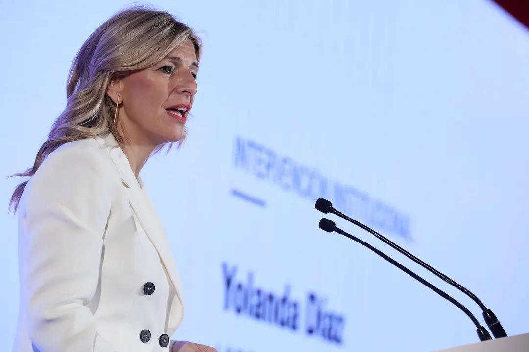 La vicepresidenta segunda y ministra de Trabajo y Econom&iacute;a Social, Yolanda D&iacute;az. / Jes&uacute;s Hell&iacute;n