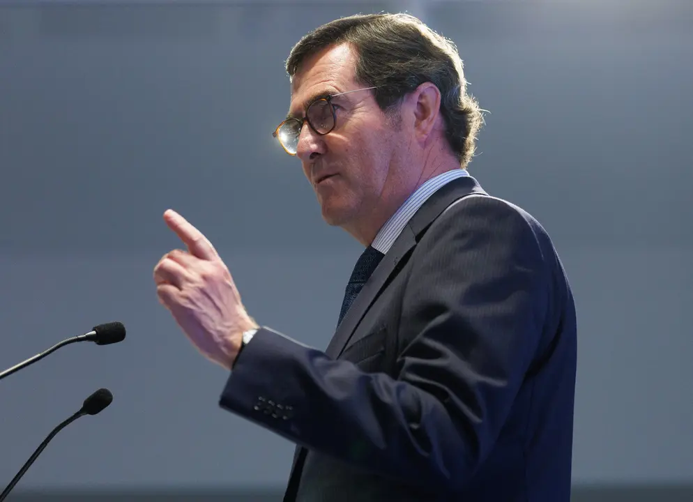 El presidente de la CEOE, Antonio Garamendi. / Eduardo Parra