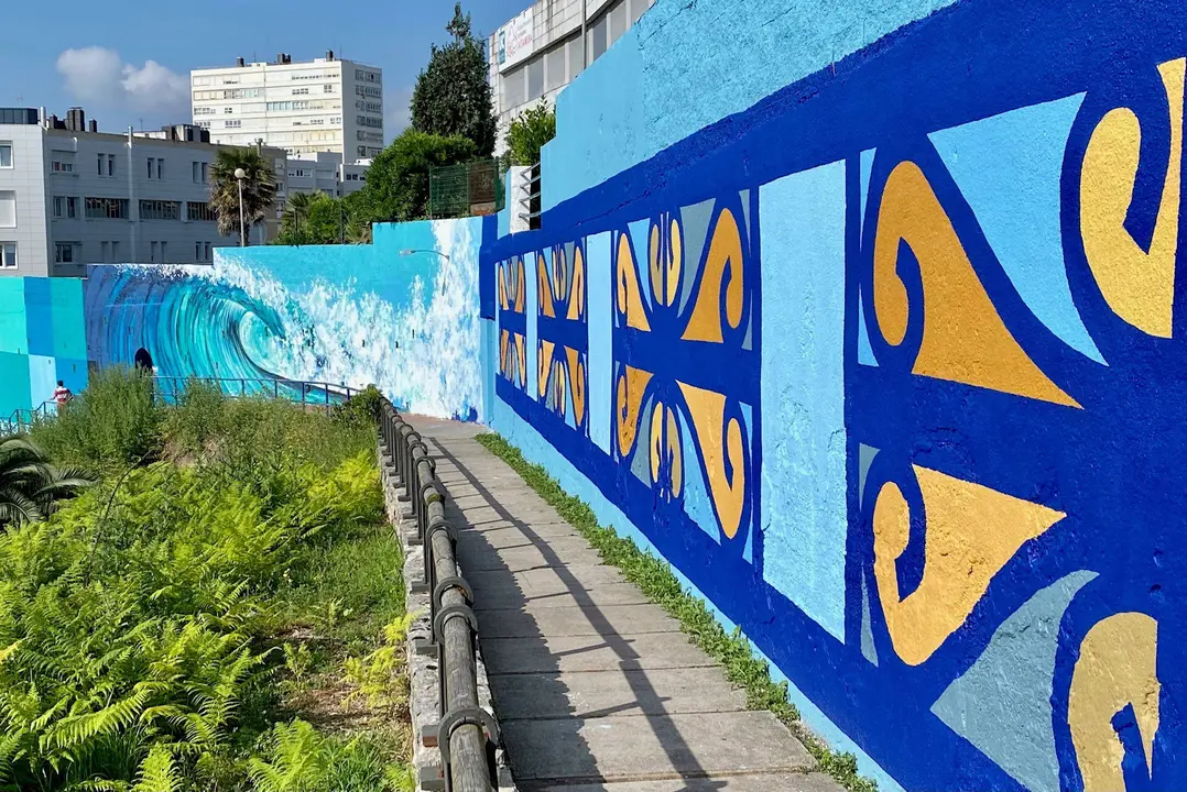 Mural de la senda de Matale&ntilde;as. / AS