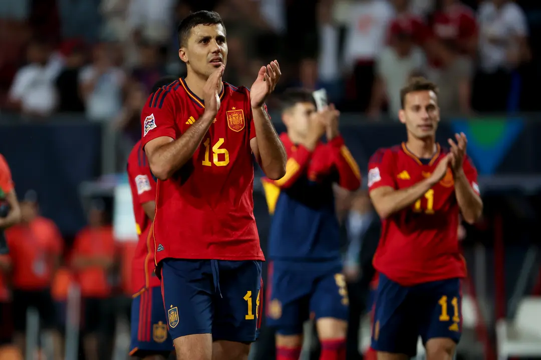 El jugador de la Selecci&oacute;n Espa&ntilde;ola Rodri. / Jean Catuffe