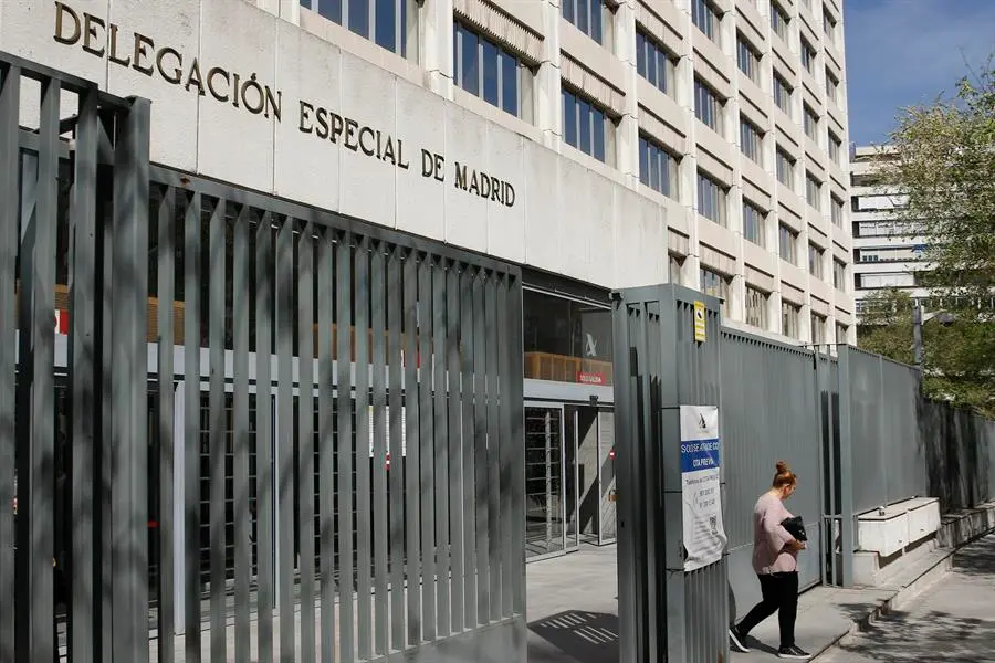 Imagen de la Delegaci&oacute;n Especial de Madrid de la Agencia Tributaria. EFE / Alejandro L&oacute;pez