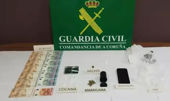 Material incautado. / GC