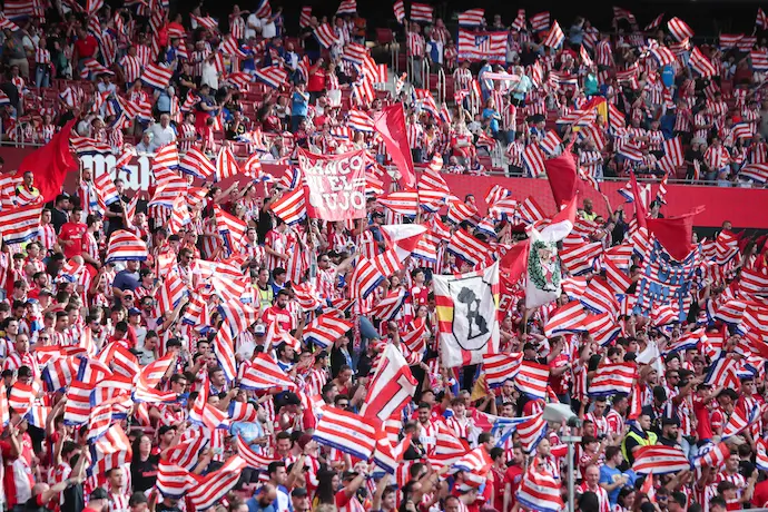 Afici&oacute;n del Atl&eacute;tico de Madrid. /  Irina R. Hipolito