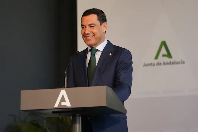 El presidente de la Junta de Andaluc&iacute;a, Juanma Moreno. / EP