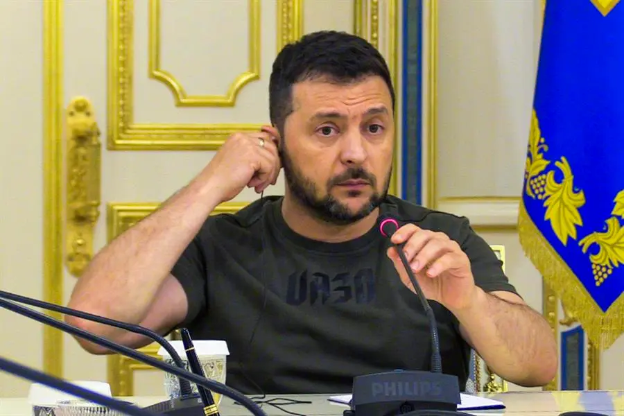 El presidente ucraniano, Volod&iacute;mir Zelenski. / Marcel Gasc&oacute;n