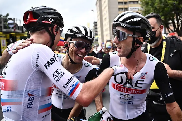 Ciclistas en la etapa bilba&iacute;na del Tour de Francia. / MARCO BERTORELLO