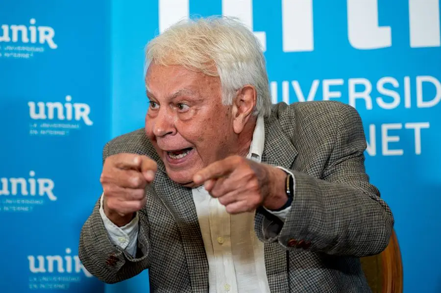 El expresidente del gobierno espa&ntilde;ol Felipe Gonz&aacute;lez. EFE / Fernando Villar